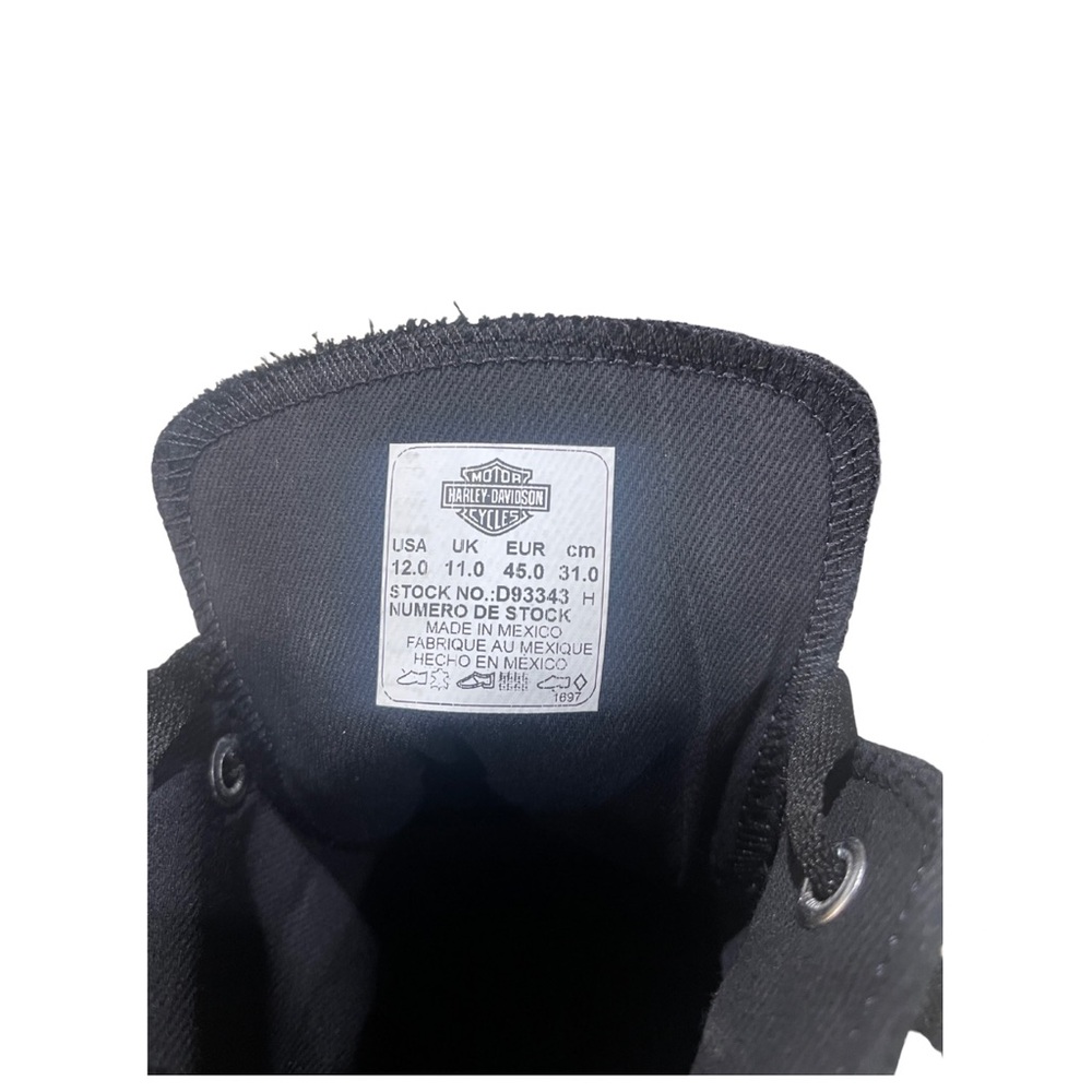 Harley-Davidson Black High-Top Sneakers - Picture 4 of 4